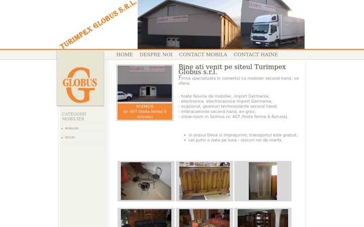 Screenshot of globusdeva.ro