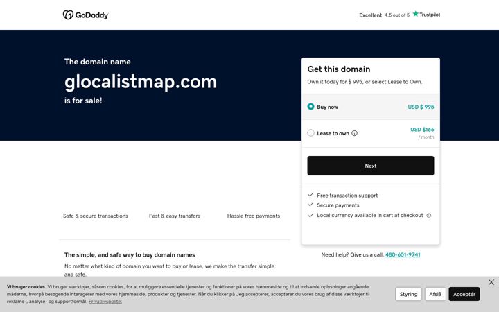 Screenshot of glocalistmap.com