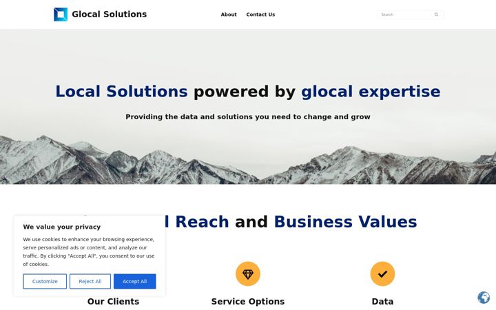 Screenshot of glocalus.com