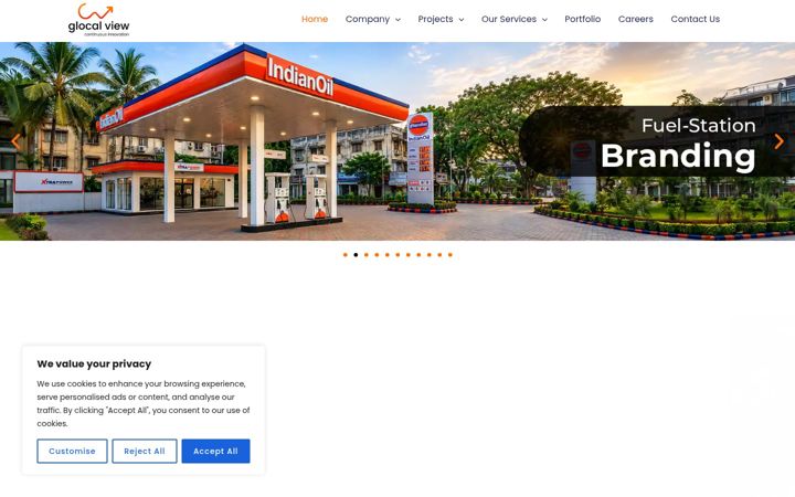 Screenshot of glocalview.com