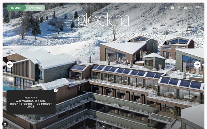 Screenshot of glockna.com