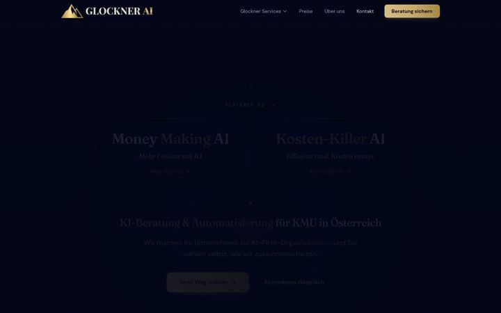 Screenshot of glocknerdigital.at