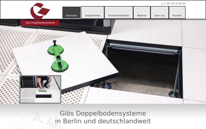 Screenshot of gloes-doppelboden.de