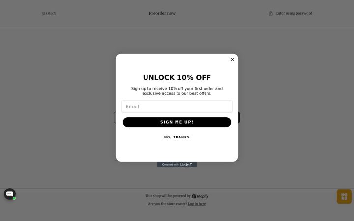 Screenshot of glogen.co