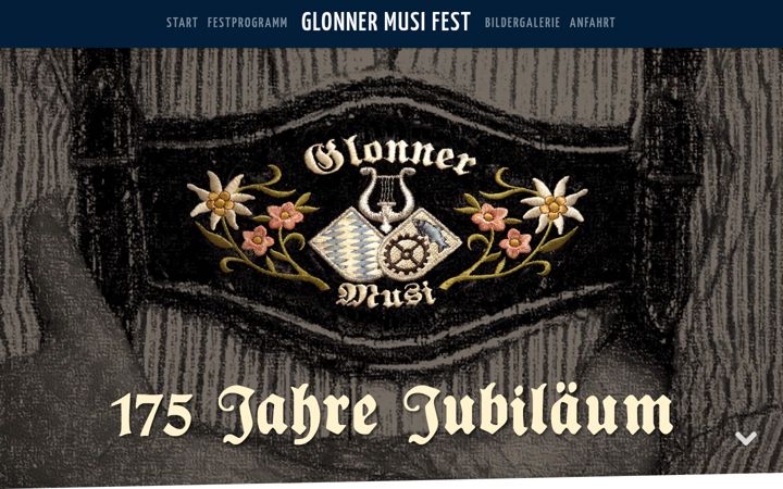 Screenshot of glonner-musifest.de