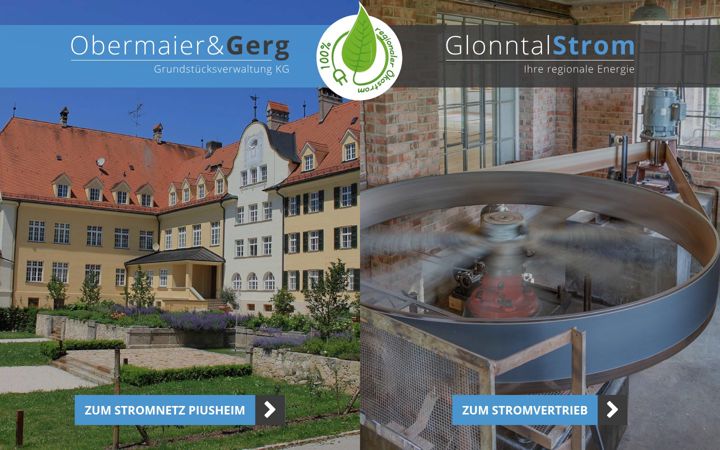 Screenshot of glonntalstrom.de