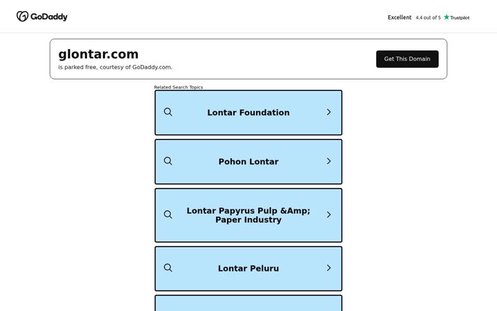 Screenshot of glontar.com