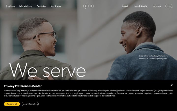 Screenshot of gloo.com