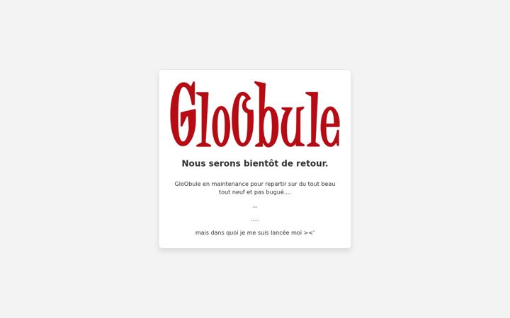 Screenshot of gloobule.com