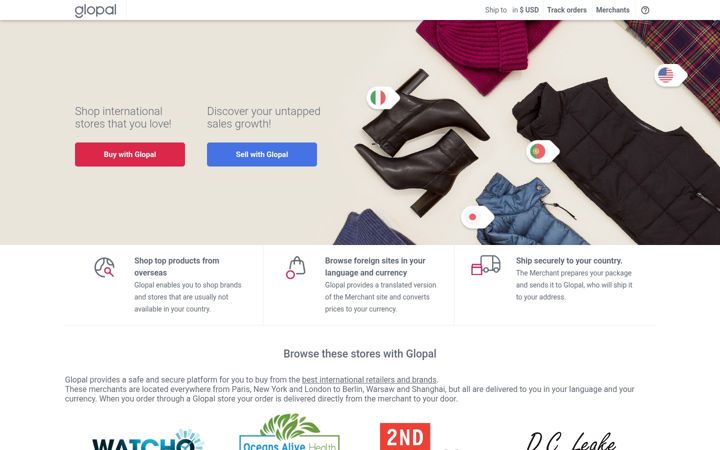 Képernyőkép: glopalstore.com