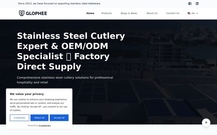 Screenshot of glophee.com