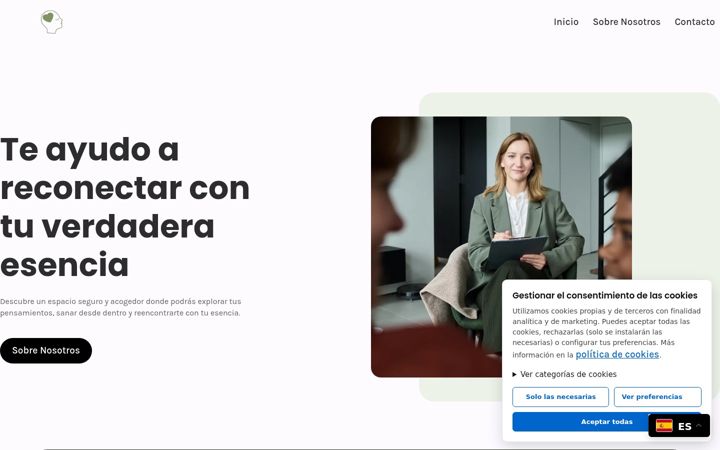 Screenshot of gloriaazul.com