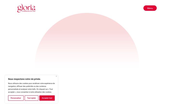 Screenshot of gloriacommunication.com