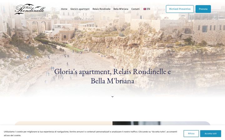 Screenshot of gloriasapartment.it