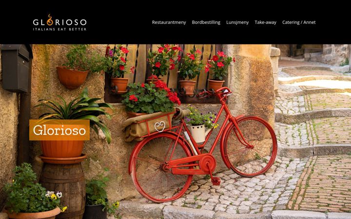 Screenshot of glorioso.no