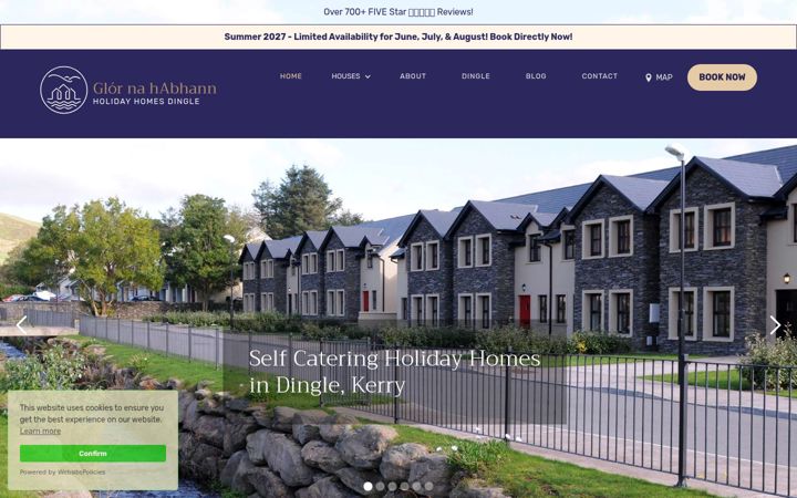Screenshot of glornahabhann.ie