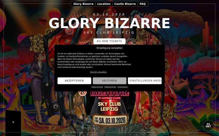 Screenshot of glory-bizarre.eu