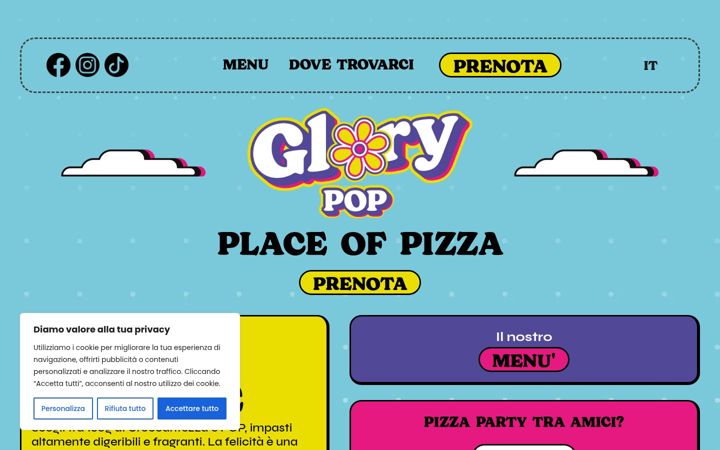 Screenshot of glorypop.it