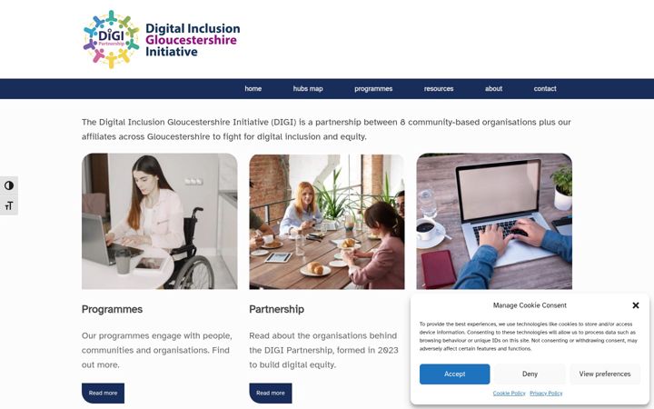 Screenshot of glosdigi.org.uk
