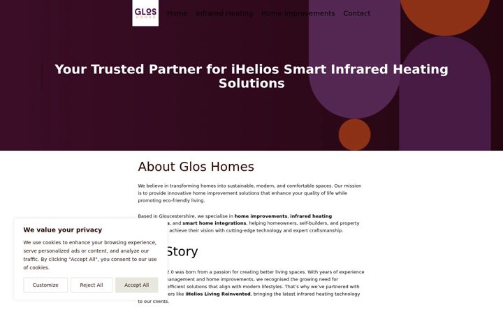 Screenshot of gloshomes.co.uk
