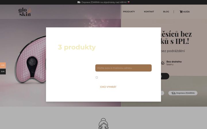 Screenshot of gloskin.cz