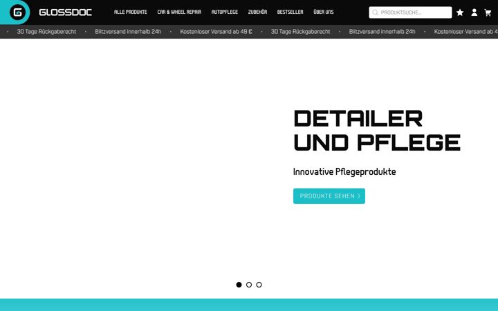 Screenshot of glossdoc.com