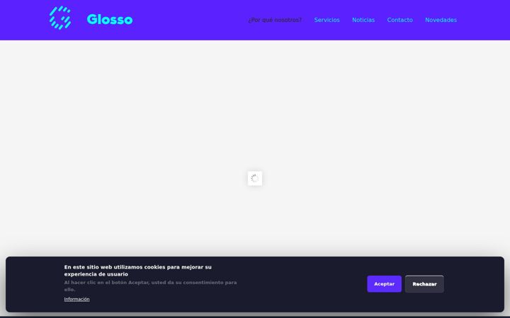 Screenshot of glosso.ai
