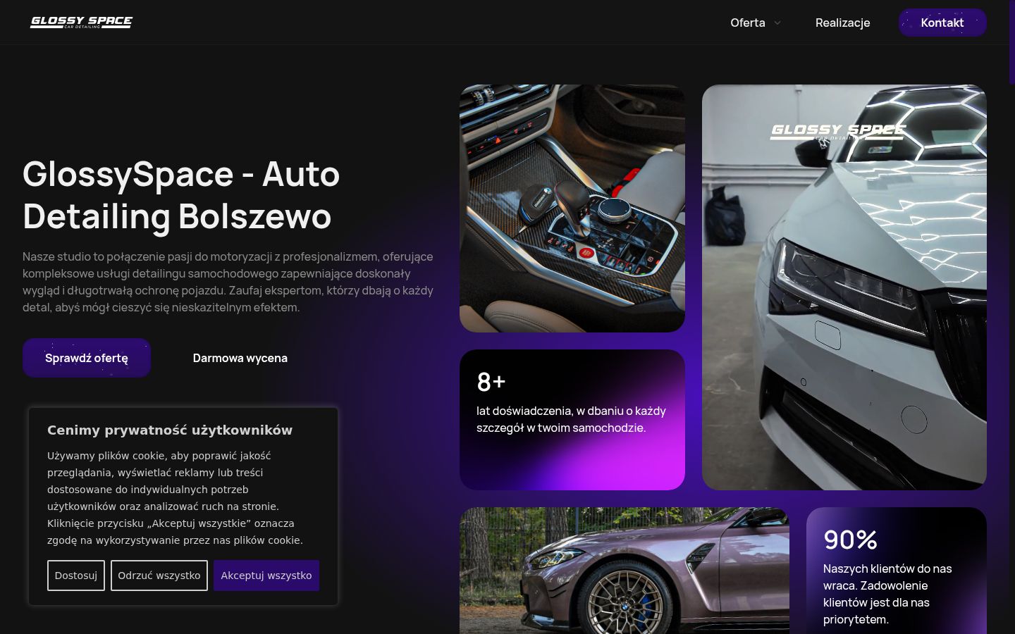 Snímka obrazovky banera súhlasu zobrazeného pred akoukoľvek interakciou