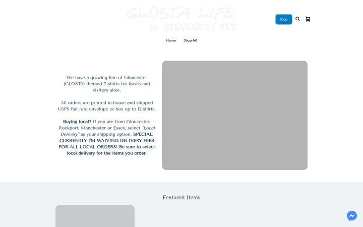 Kuvakaappaus sivustosta glosta-life.square.site