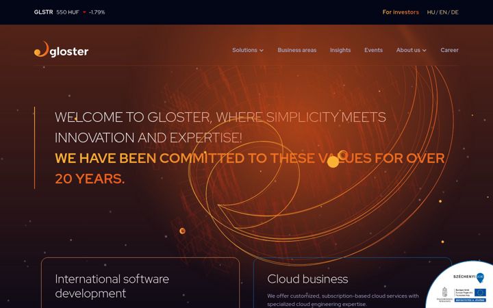 Screenshot of glosterdigital.com