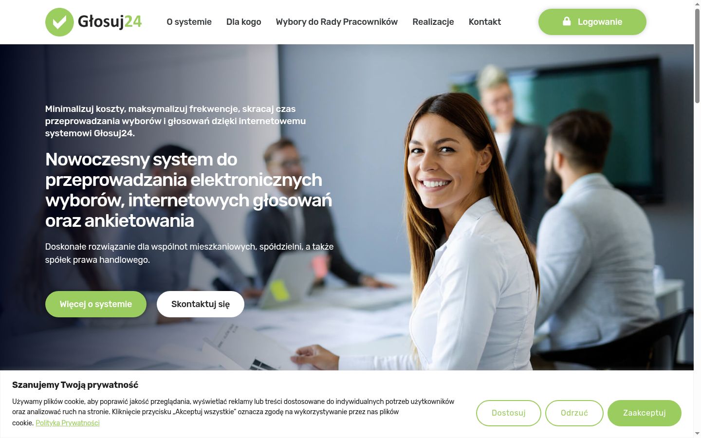 Screenshot des Einwilligungsbanners vor jeglicher Interaktion