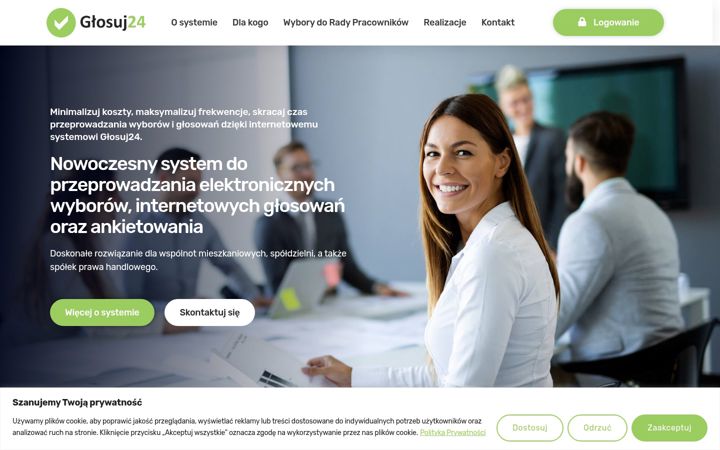 Screenshot of glosuj24.pl