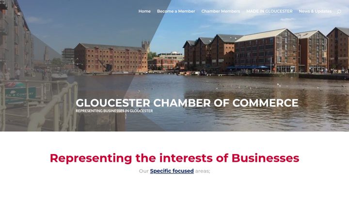 Screenshot of gloucesterchamber.org.uk