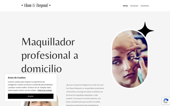 Screenshot of glowandbeyond.com