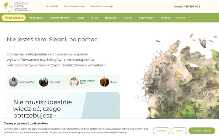 Screenshot of glowaspokojna.pl