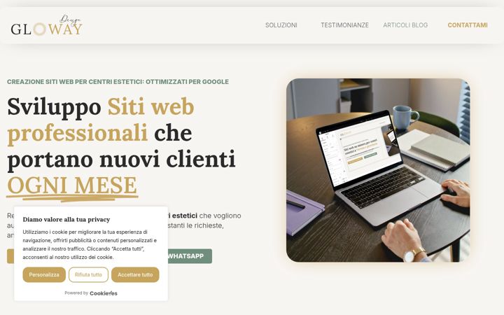 Screenshot of glowaydesign.com