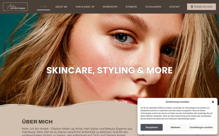 Screenshot of glowbyandre.de