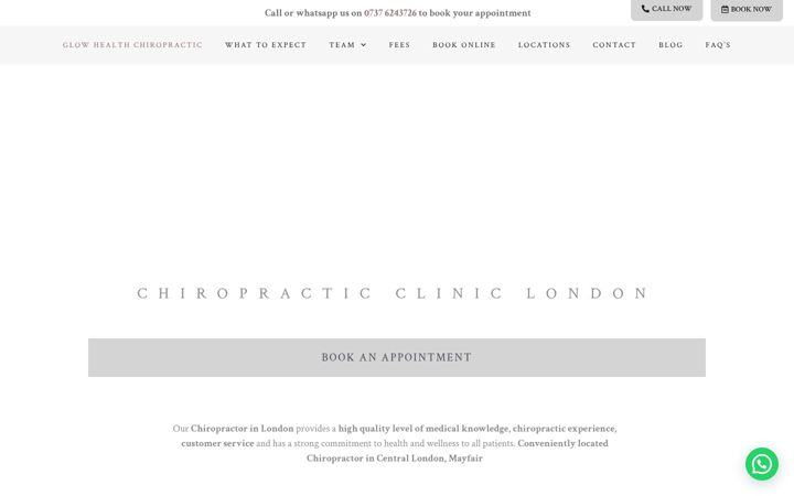 Screenshot of glowchiro.com