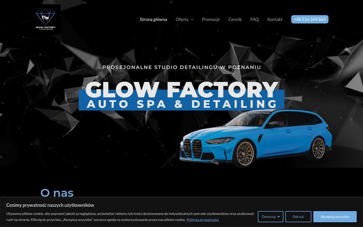 Screenshot of glowfactorypoznan.pl