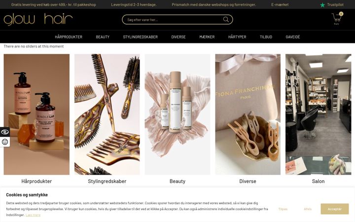 Screenshot of glowhair.dk