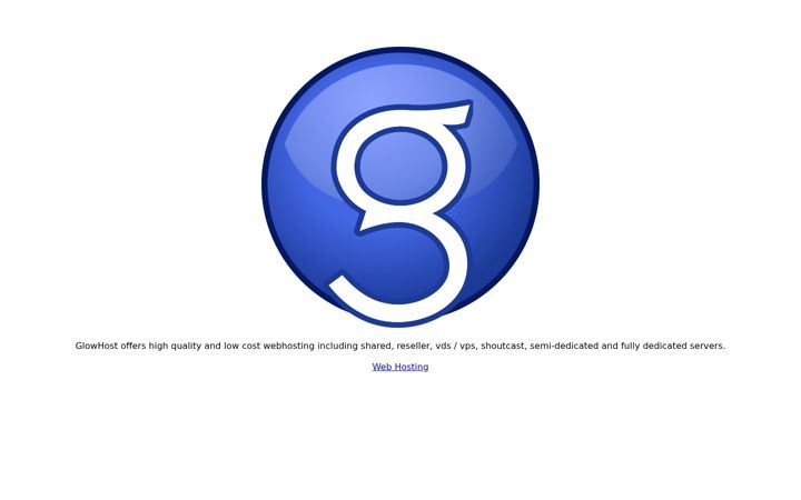 Screenshot of glowhost.net