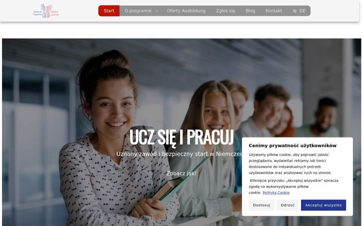 Screenshot of glowka-pracuje.eu