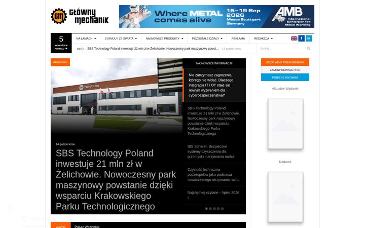 Screenshot of glowny-mechanik.pl