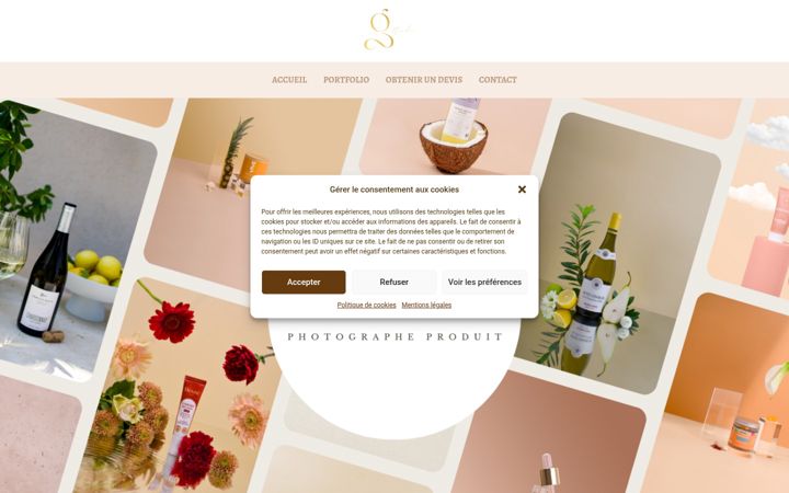 Screenshot of glowstudiophoto.fr