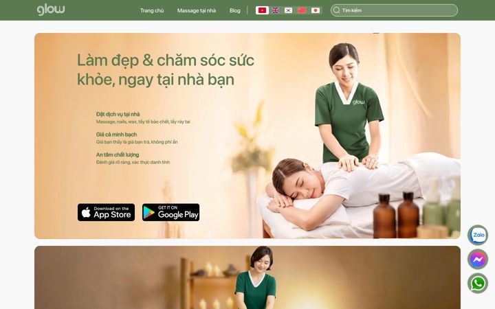 Screenshot di glowvietnam.com