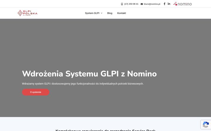 Screenshot of glpi.pl