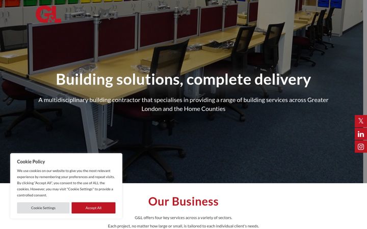 Screenshot of glpropertymaintenance.com