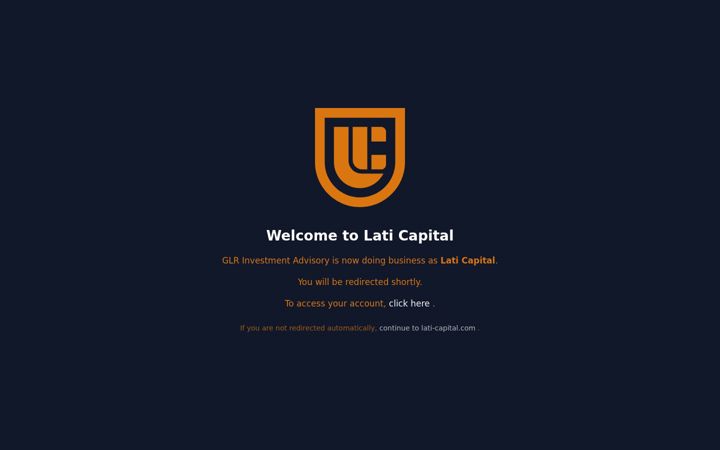 Screenshot of glr.capital