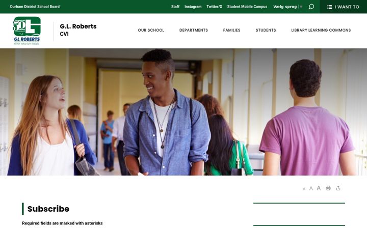 Screenshot of glrobertscvi-subscribe.ddsb.ca
