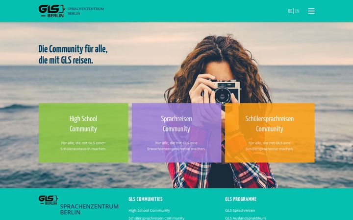 Screenshot of gls-community.de